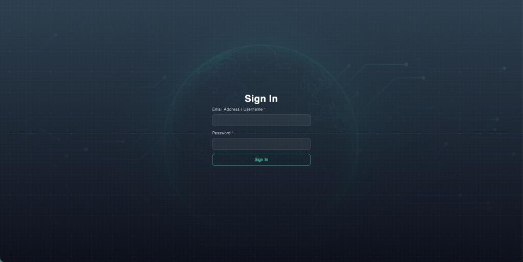 Authentication Screen